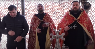 Blessings of Waters' Cross of the St. Mariane Church in Arstakh