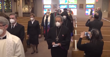 Joint Prayer in the Armenian Church of Canada