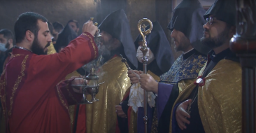 Bonfire of the Feast of the Presentation of Our Lord Jesus Christ to the Temple was Lit