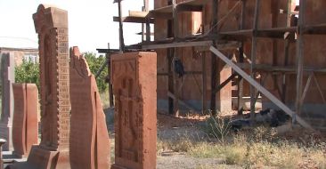 A New Church is being Built in Jrashen Village of Ararat Region