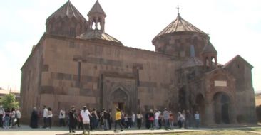 The Youth of the Araratian Pontifical Diocese Visited Artik Diocese and  Harichavank Monastery