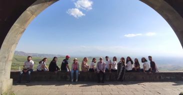 Agape Meal in St. Zoravor Church in Yerevan