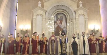 Palm Sunday in the St. Gregory Illuminator Cathedral