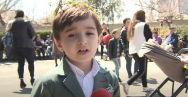 Palm Sunday in St. Gevork Church in Noragavit