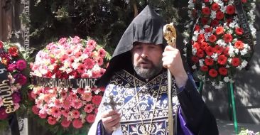 Commemoration ceremonies of April 24 in the Diocese of Gougark