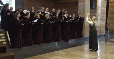Easter song festival in the Armenian Church of Moscow