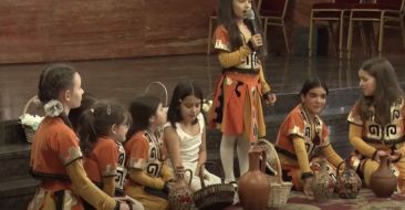 Feast of Ascension at the Holy Transfiguration Armenian Church in Moscow