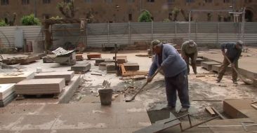 Renovation of Holy Etchmiadzin Cathedral as of May 2022