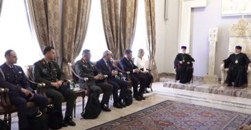 Visit of the Deputy Minister of National Defense of the Hellenic Republic to the Mother See