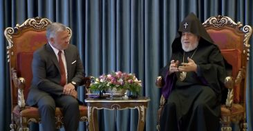 King of Jordan Visited the Mother See