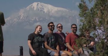 The relic of the first Armenian patriarch was taken to Khor Virap
