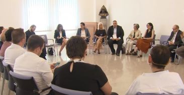 A meeting with members of the Armenian Bar Association organized at the Mother See