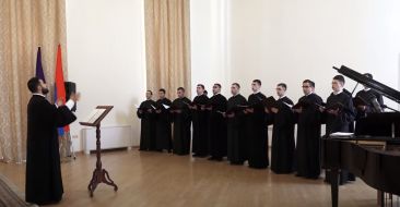 The closing ceremony of the 2021-2022 academic year of Gevorgyan Theological Seminary