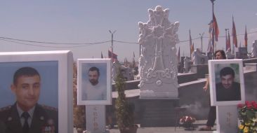 Blessing of Khachkar in "Yerablur" Military Pantheon