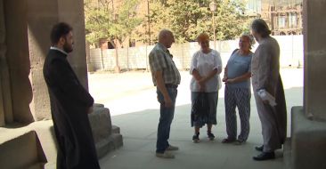 The restored frescoes of Holy Etchmiadzin will be evaluated by the "Hermitage" specialists