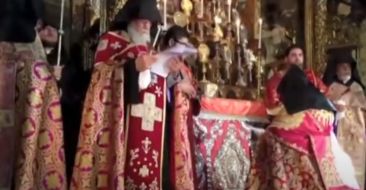 Consecration Service of the Newly Elected Patriarch of the Armenian Patriarchate of Jerusalem