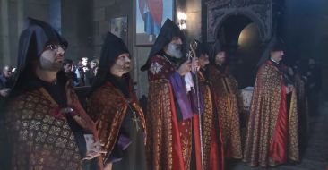 Requiem service in memory of the Sumgait victims