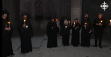 Interchurch Conference Members Visit Geghardavank (Monastery of Geghard)