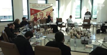 Reliquary with Right Hand of Saint Patriarch Aristakes Presented at Interchurch Conference