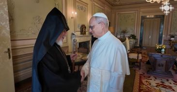 Catholicos of All Armenians Meets His Holiness the Pope