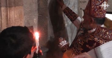 Lor Village Church in Syunik Re-consecrated for the Feast of Saint George the Warrior