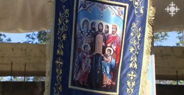 Pilgrims Held a Procession from Saint Mesrop Church After Evening Vespers