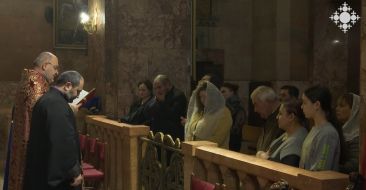 Name-Giving Blessing Service Held at Saint Sargis Church in Yerevan