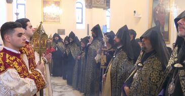 Requiem Service Held at the Mother See in Memory of Sargis and Amalya Karapetyan