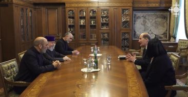 Ամենայն Հայոց Կաթողիկոսն ընդունել է գերմանացի պատմաբան Միքայել Հեզեմանին