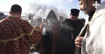 В церкви Святой Богородицы совершена Святая литургия в праздник Святого Иоанна Крестителя