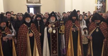 Ամենայն Հայոց Կաթողիկոսի հանդիսապետությամբ Մայր Տաճարում մատուցվել է Սուրբ և Անմահ Պատարագ