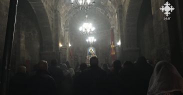В церкви Святого Геворга Арагацотнской епархии прошло богослужение за лиц, находящихся в заключении