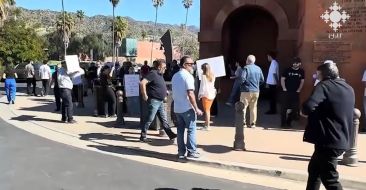 Լոս անջելեսի հայ համայնքը բողոքի ակցիա է իրականացրել ի պաշտպանություն Մայր Աթոռի