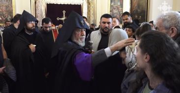 Մայր Աթոռում Պատարագ է մատուցվել Ամենայն Հայոց Կաթողիկոսի հանդիսապետությամբ
