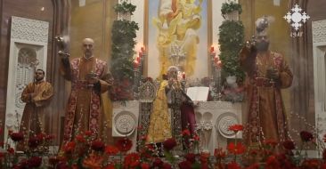 Մոսկվայի հայերը մեծ հանդիսանքով են նշել Սուրբ Հարության տոնը