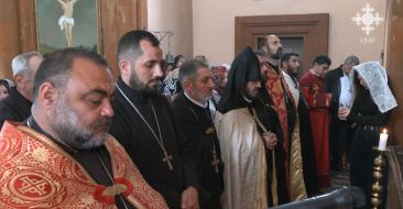 Ներքին Դվին գյուղի բնակիչներն ու հոգևորականները նշել են իրենց եկեղեցու ուխտի օրը