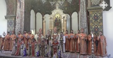 Ամենայն Հայոց Կաթողիկոսի ձեռամբ տեղի է ունեցել եպիսկոպոսական ձեռնադրություն և օծում