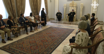 Catholicos of All Armenians Receives Pilgrims from the Armenian Church of Our Saviour in Worcester, Massachusetts, USA