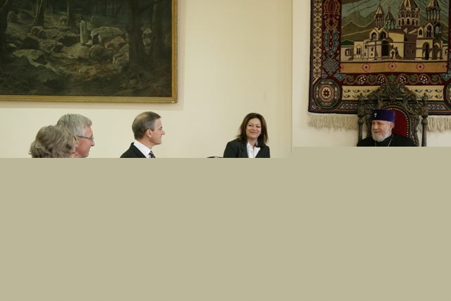 Ամենայն Հայոց Կաթողիկոսն ընդունեց Նորվեգիայի Արտաքին գործերի նախարարին