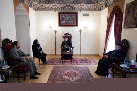 Ամենայն Հայոց Կաթողիկոսն ընդունեց Իրանի Իսլամական Հանրապետության նորանշանակ դեսպանին