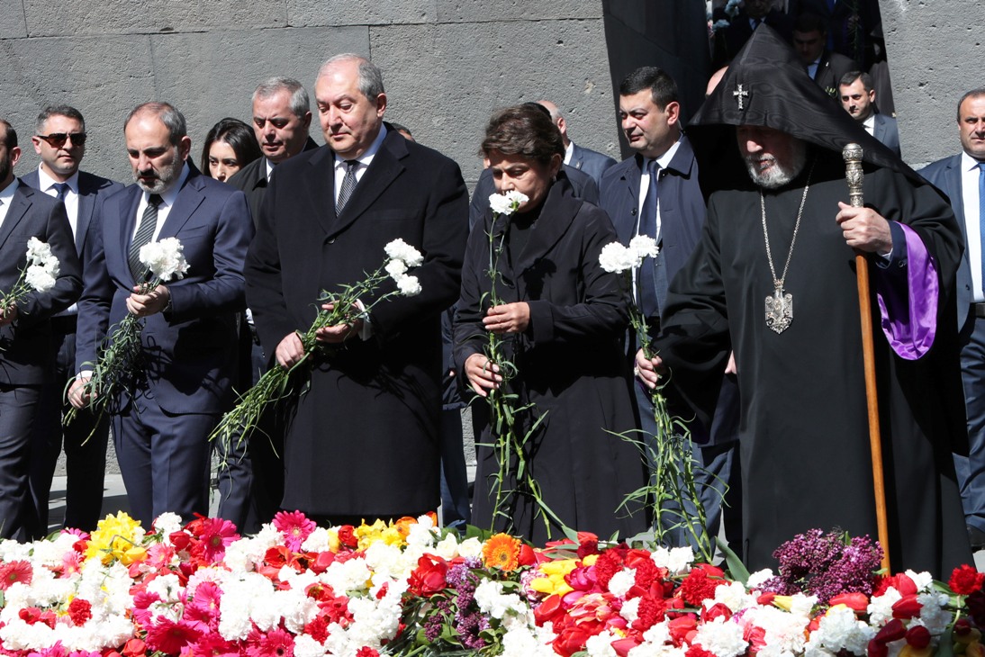 Commemoration Services of the Holy Martyrs of the Armenian Genocide in the Tsitsernakabered Memorial Complex and Mother See of Holy Etchmiadzin